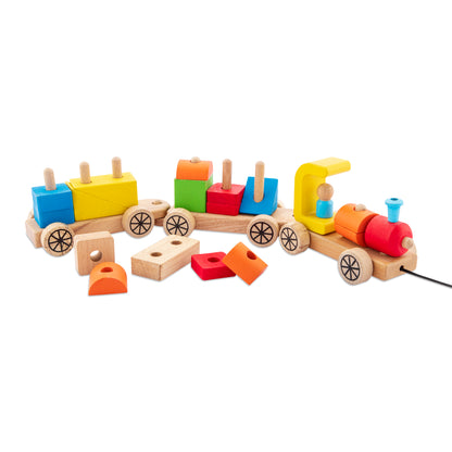 Wudly - Pull Building Blocks Train