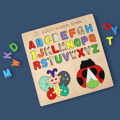 Wudly - Alphabet With Insect Puzzle