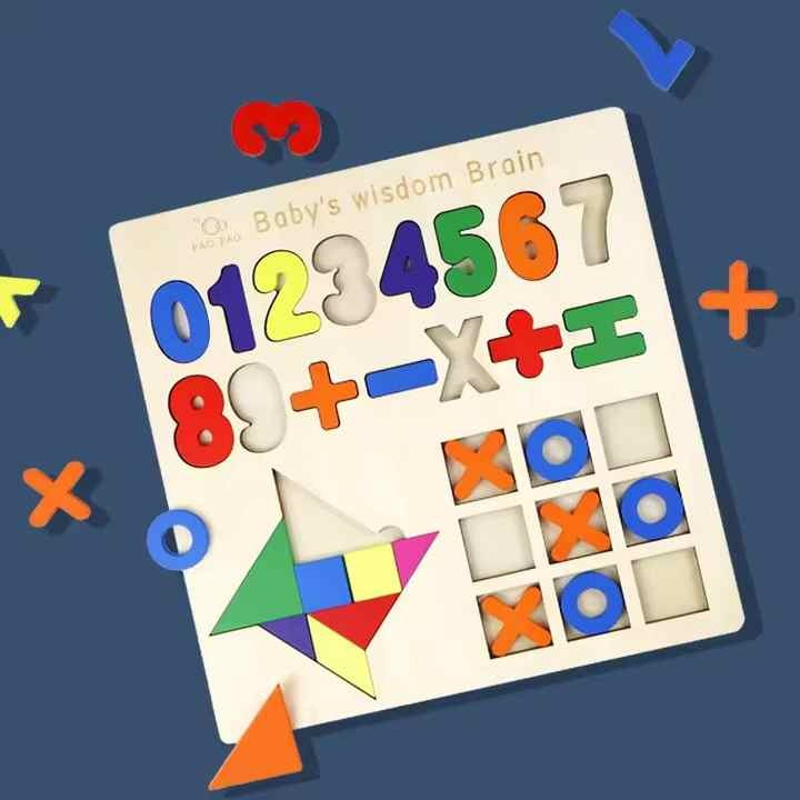 Wudly - Number With Shape Puzzle