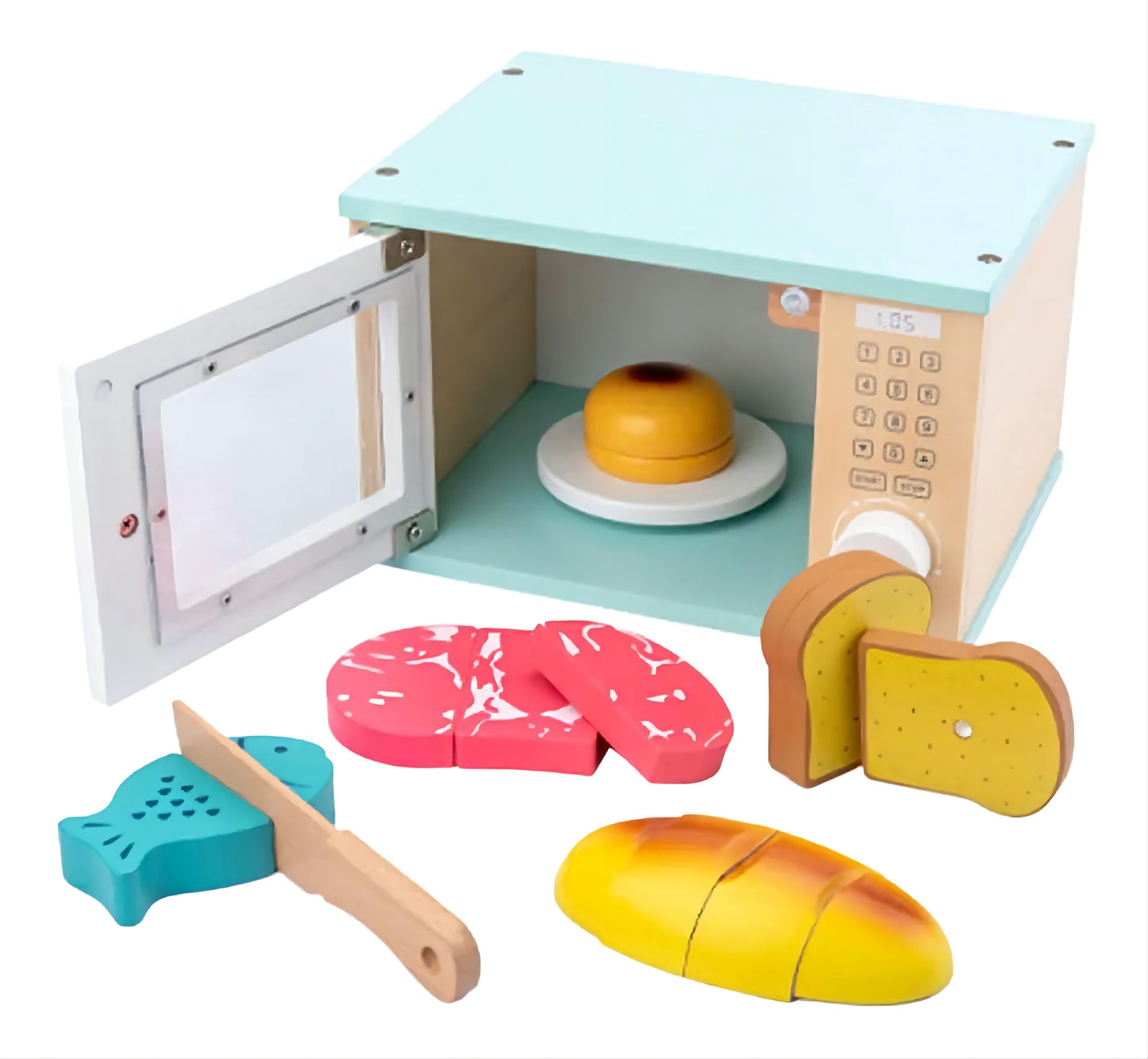 Wudly Microwave Oven - Pretend Play Set