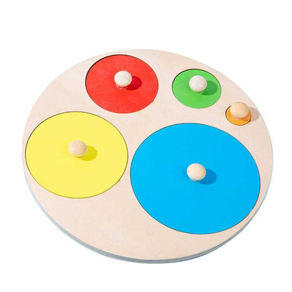 Wudly - Five Round Knob Shape Puzzle