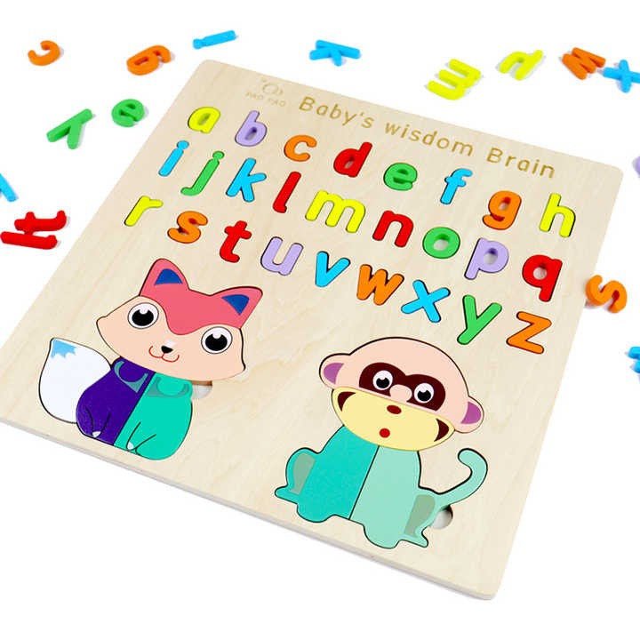 Wudly - Alphabet With Animal Puzzle