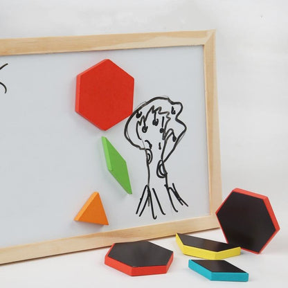 Wudly - 3D Magnetic Tangram Puzzle Set – Build, Solve, and Enjoy Hours of Fun