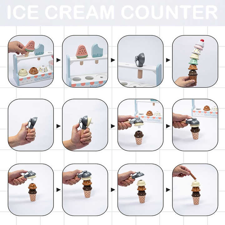 Wudly - Ice Cream Set