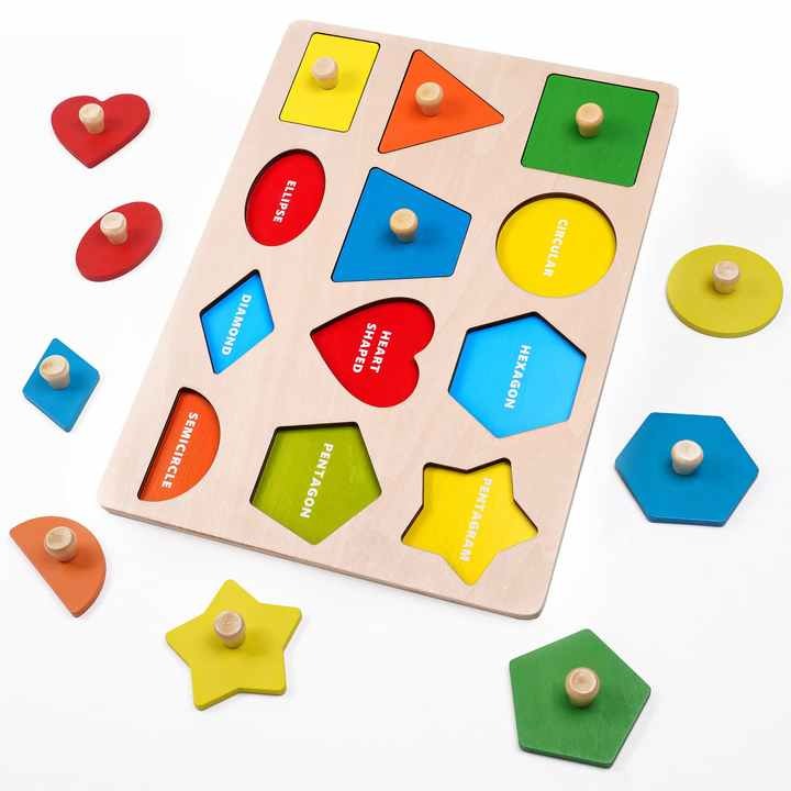 Wudly - Twelve Shape Knob Puzzle