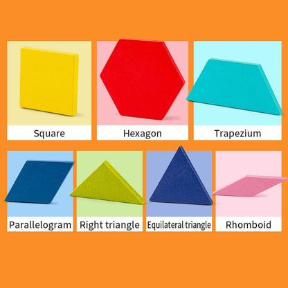 Wudly - 3D Magnetic Tangram Puzzle Set – Build, Solve, and Enjoy Hours of Fun