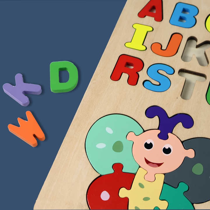 Wudly - Alphabet With Insect Puzzle