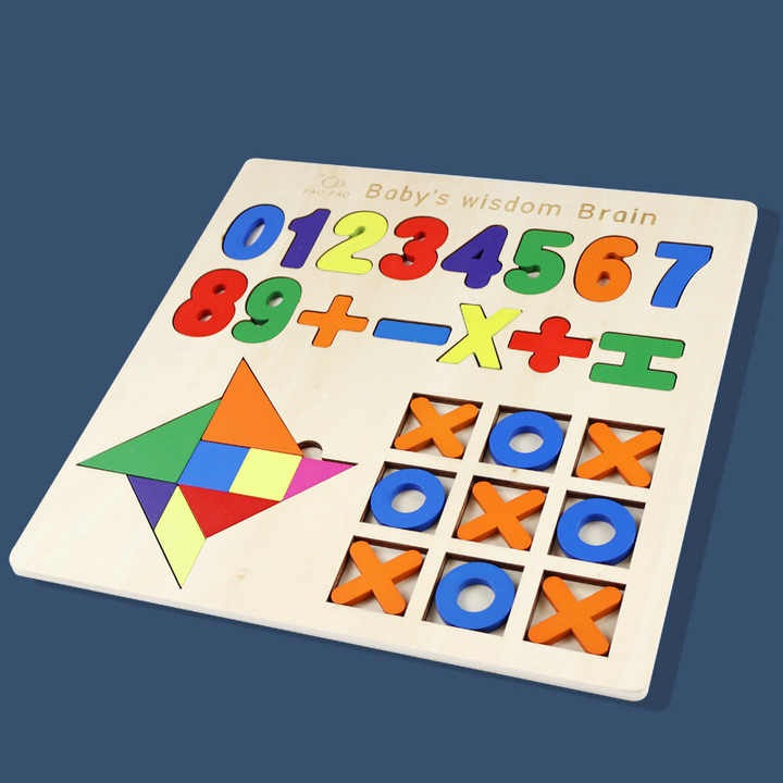 Wudly - Number With Shape Puzzle