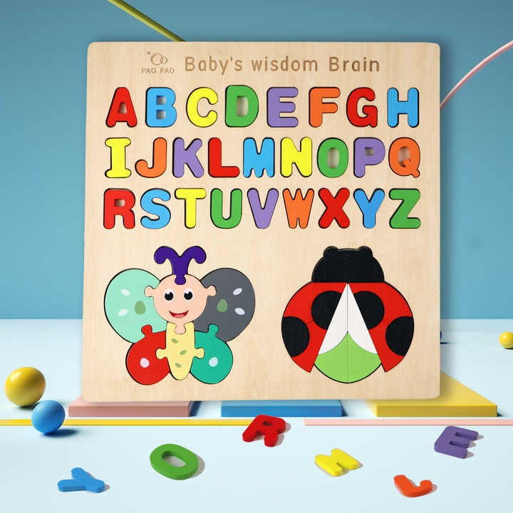 Wudly - Alphabet With Insect Puzzle