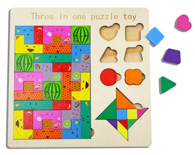 Wudly - Three In One Puzzle