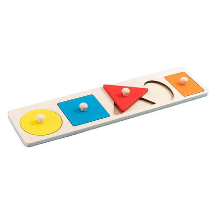 Wudly - Long Five Shape Knob Board Puzzle