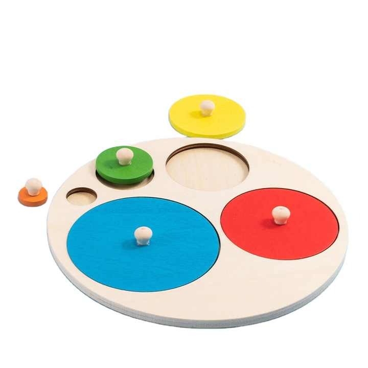 Wudly - Five Round Knob Shape Puzzle