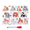 Wudly - Jungle Animal And Babies Knob Puzzle