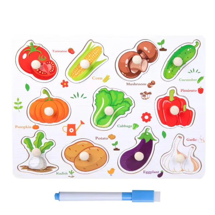 Wudly - Vegetable Knob Puzzle